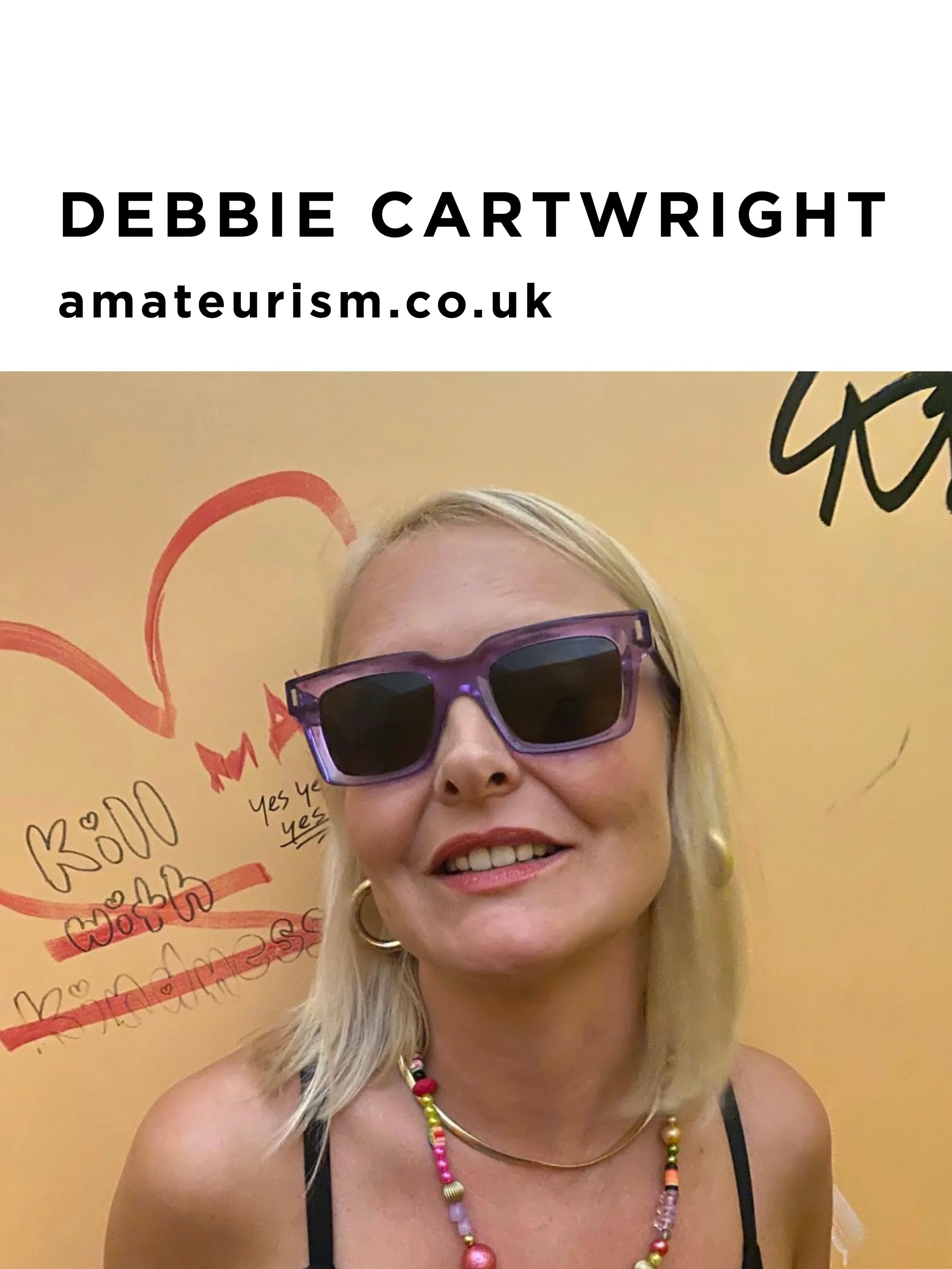 Debbie Cartwright | 16:00-17:30

The wondrous Debbie is HERE. So, so happy to be able to say that.

Debs&rsquo; show is &lsquo;a mixed bag of some of the tunes that I&rsquo;ve been playing to on repeat, it&rsquo;s a selection of house music, Balearic