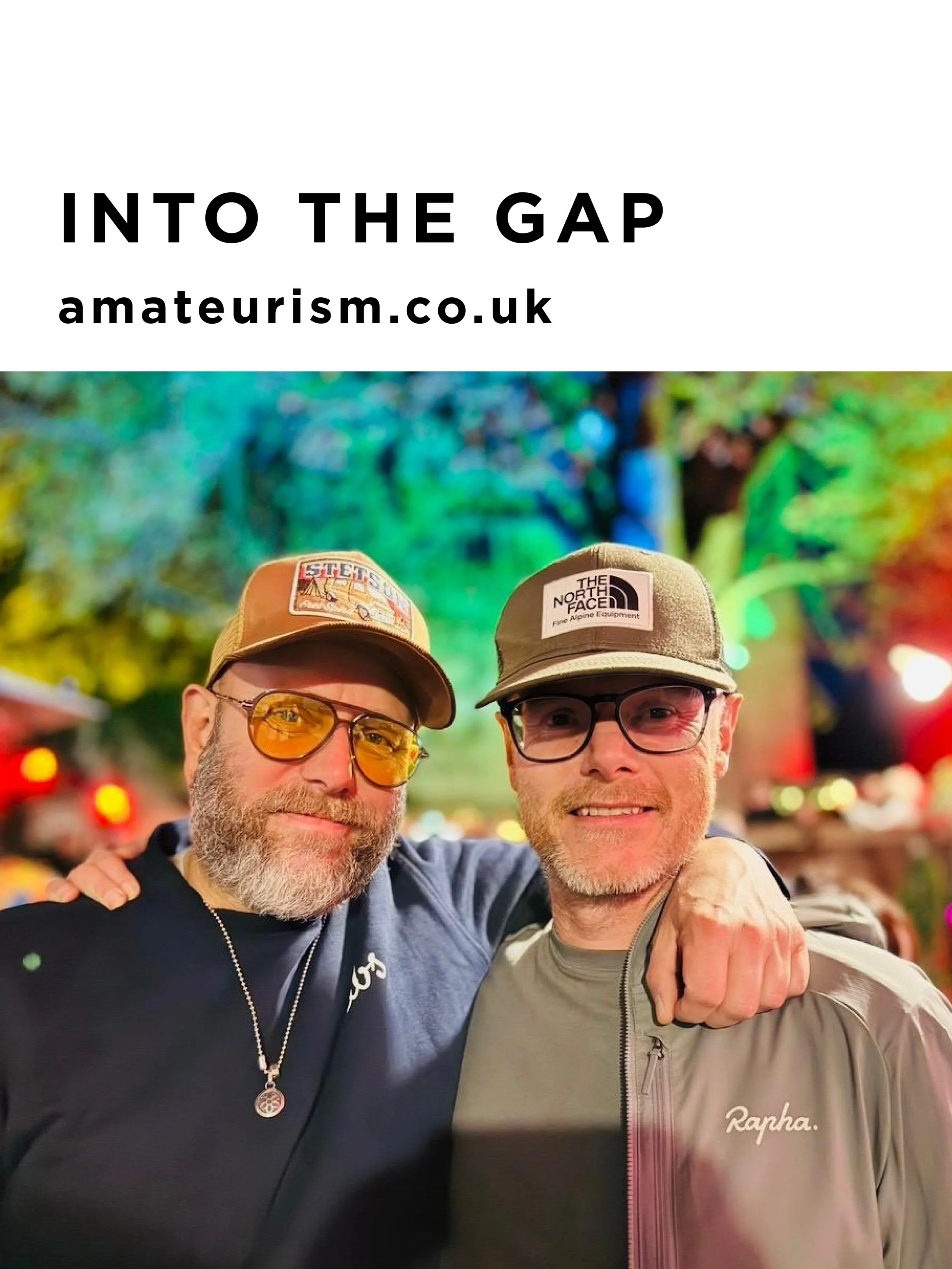 Into The Gap | 19:30-21:00

Great friends David and Bryan are freshly back from the castle in Carcassonne, and here to share a new selection of devoted and uplifting chug. Based on their past two mixes, this promises to be all killer no filler. TUNE 
