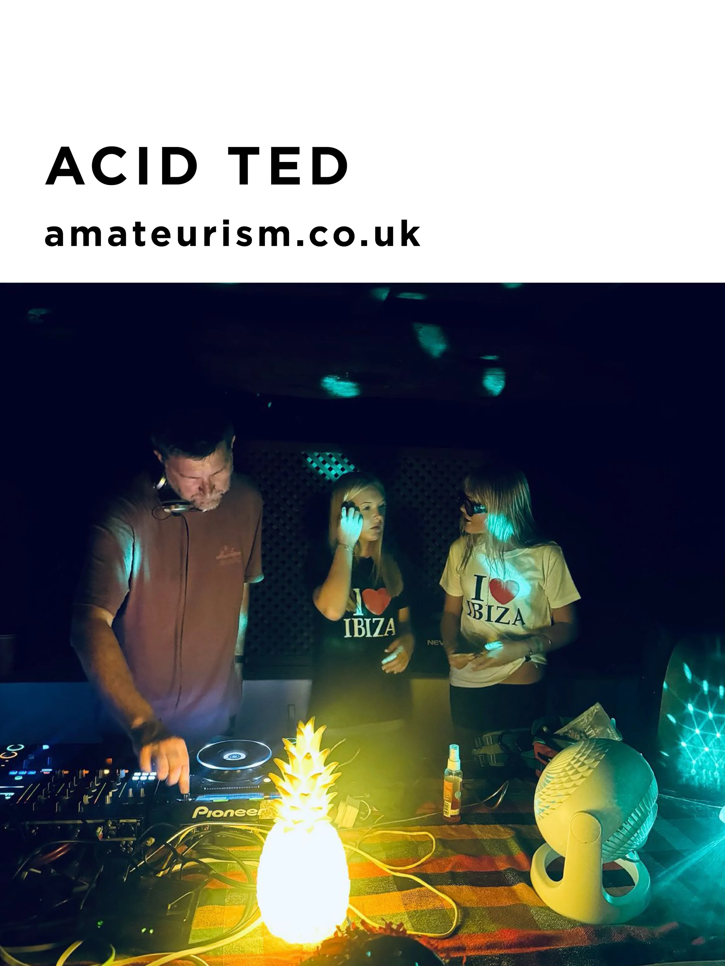 20:30-22:30: Acid Ted

Acid Ted (aka Ed Cartwright) graces us with a new 2-hour show this evening. And we don&rsquo;t say those words lightly.

I&rsquo;ll also say this: If it wasn&rsquo;t for Ed Cartwright&rsquo;s influence, none of this would be ha