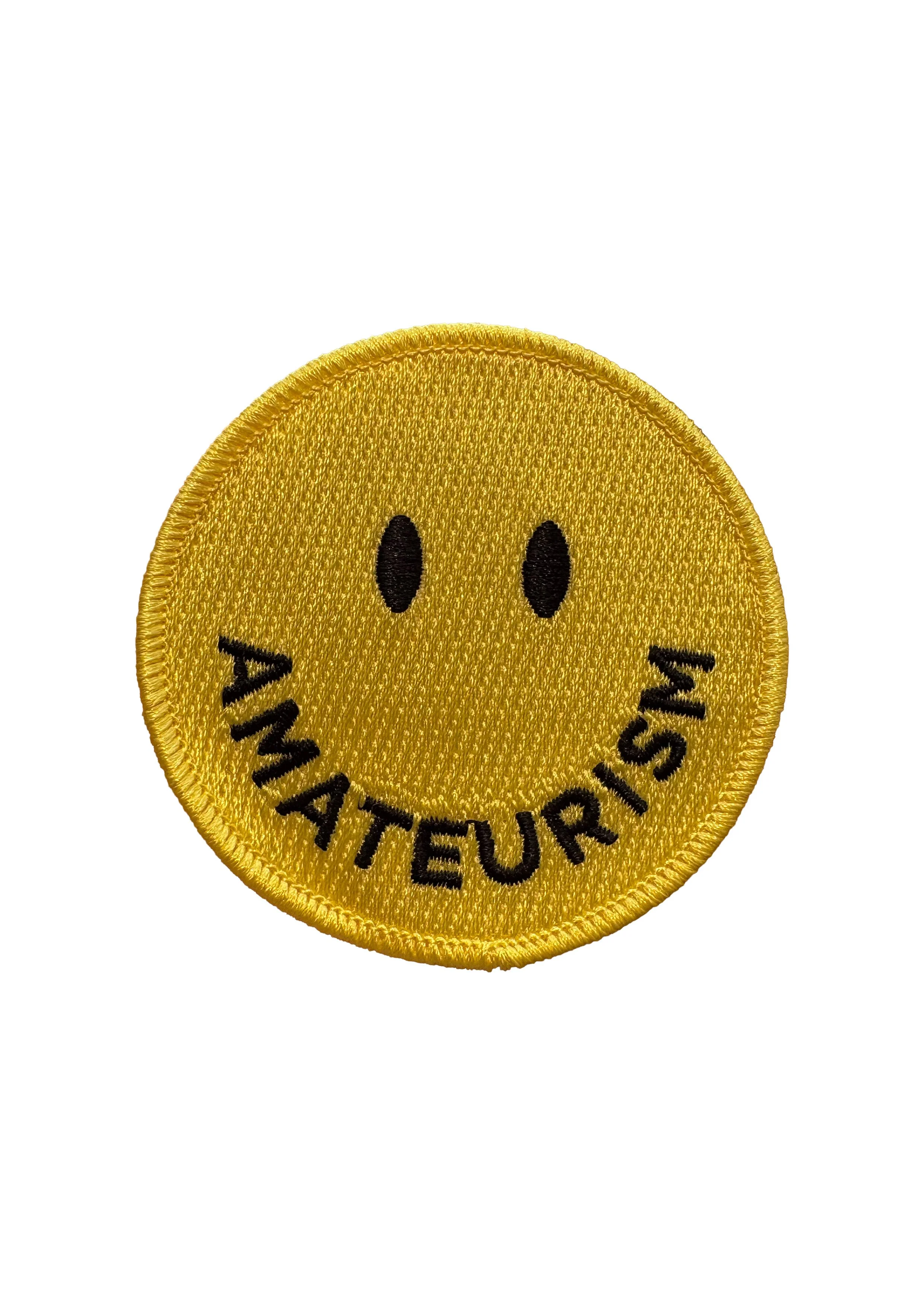Amateurism Tribe smiley patch