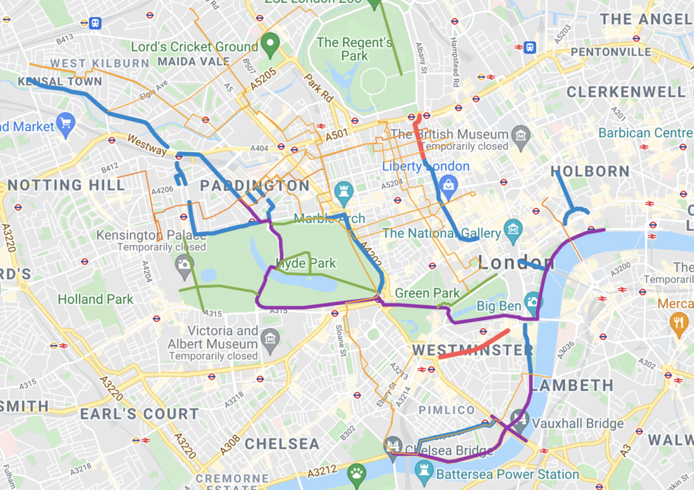 London Cycle Routes Map Route Maps — Westminster Cycling