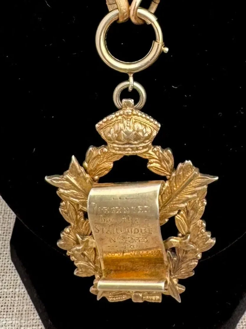 Detailed Canadian Lodge Medal Made in England