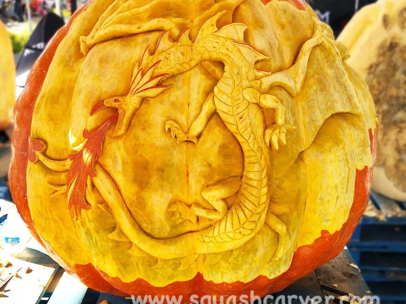 Squashcarver at Historic Roscoe Village’s Apple Butter Stirrin’ Festival Ohio 2026