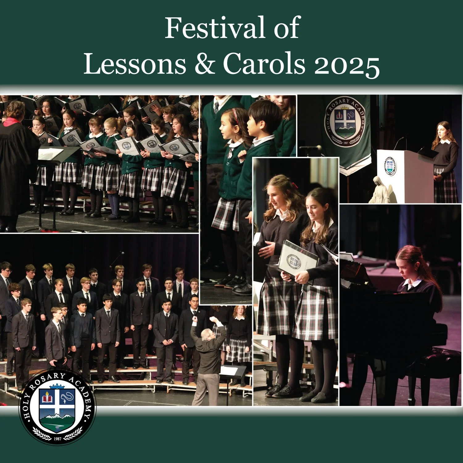 Our Festival of Lessons &amp; Carols was an incredible success! We loved watching our students joyfully sing and proclaim the Gospel during this season of Advent.
#LessonsAndCarols #AdventSeason #HRACommunity #JoyfulVoices #StudentChoirs