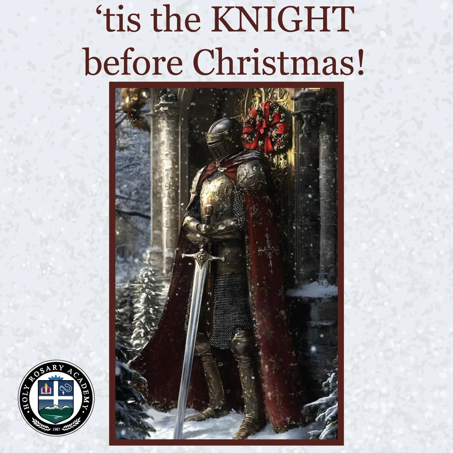 &lsquo;Tis the KNIGHT before Christmas! Wishing all of our Knights a joyful and blessed Christmas!
#TisTheKnight #MerryChristmas #Knights #ChristmasJoy #SeasonOfJoy