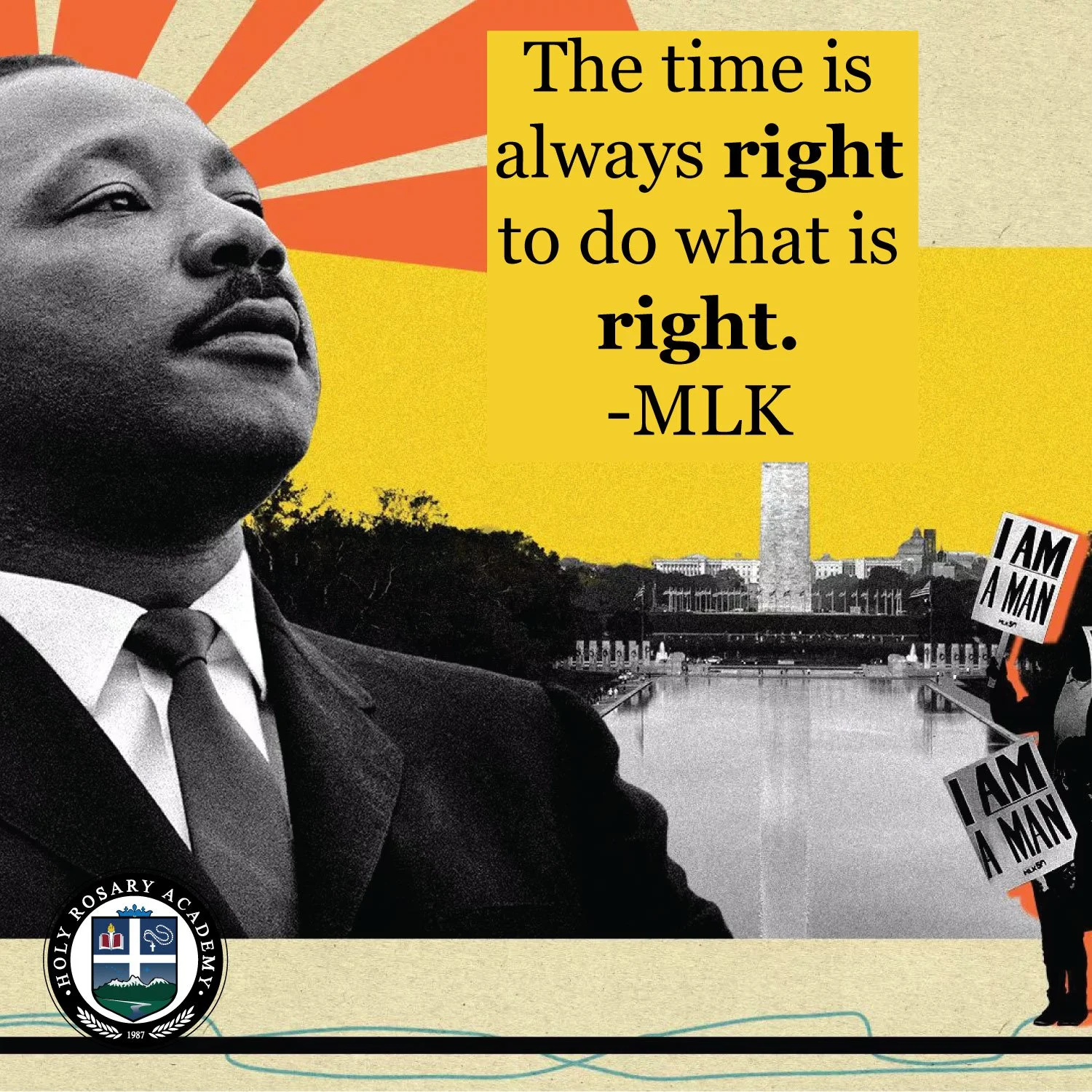 Today we honor Dr. Martin Luther King Jr.! Let us use today to reflect on his message of faith, service, and justice. May we continue to live out his call to love, unity, and respect for all.
#MLKDay #HonorTheDream  #LoveOneAnother