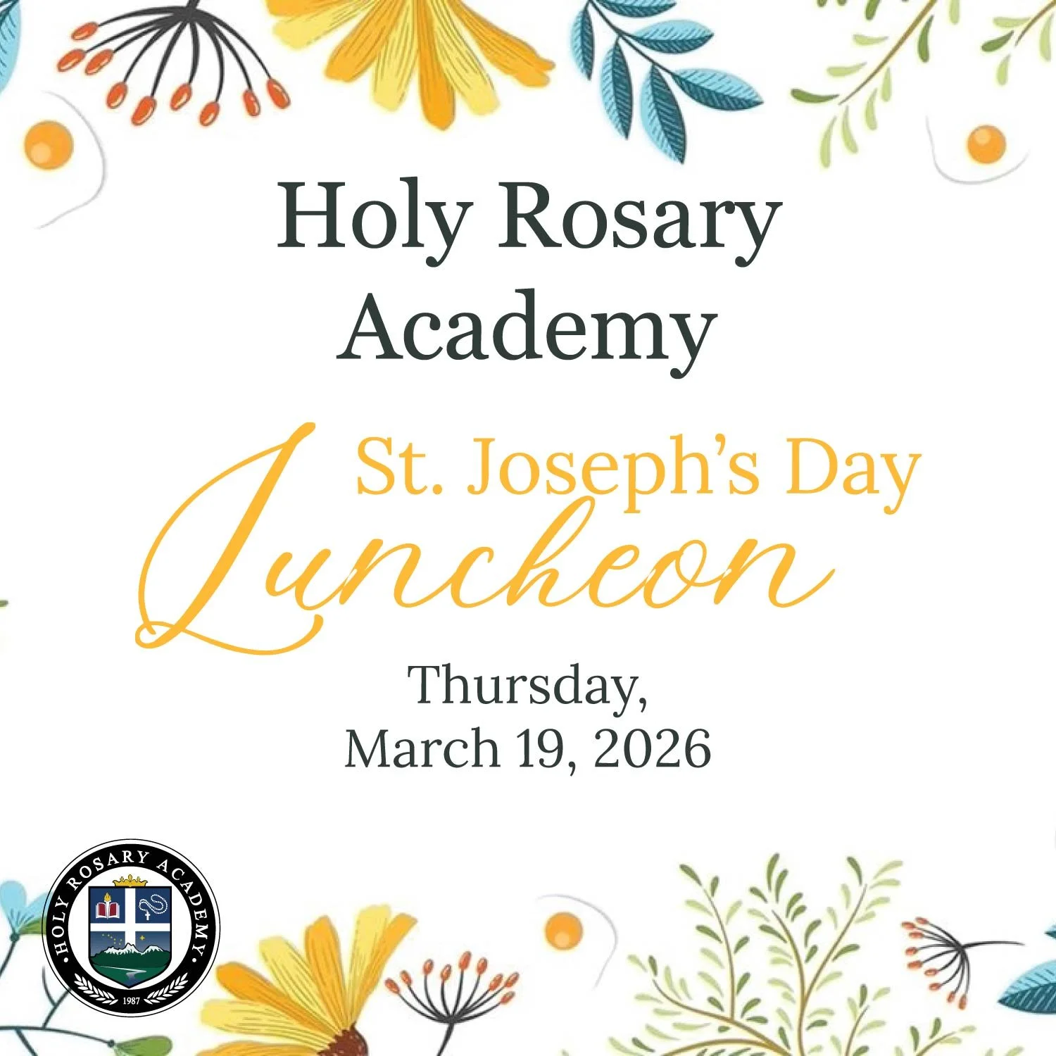 Please bring your dishes to school tomorrow for the St. Joseph&rsquo;s Altar and Luncheon!
#StJoseph #Solemnity #Luncheon #LunchDishes