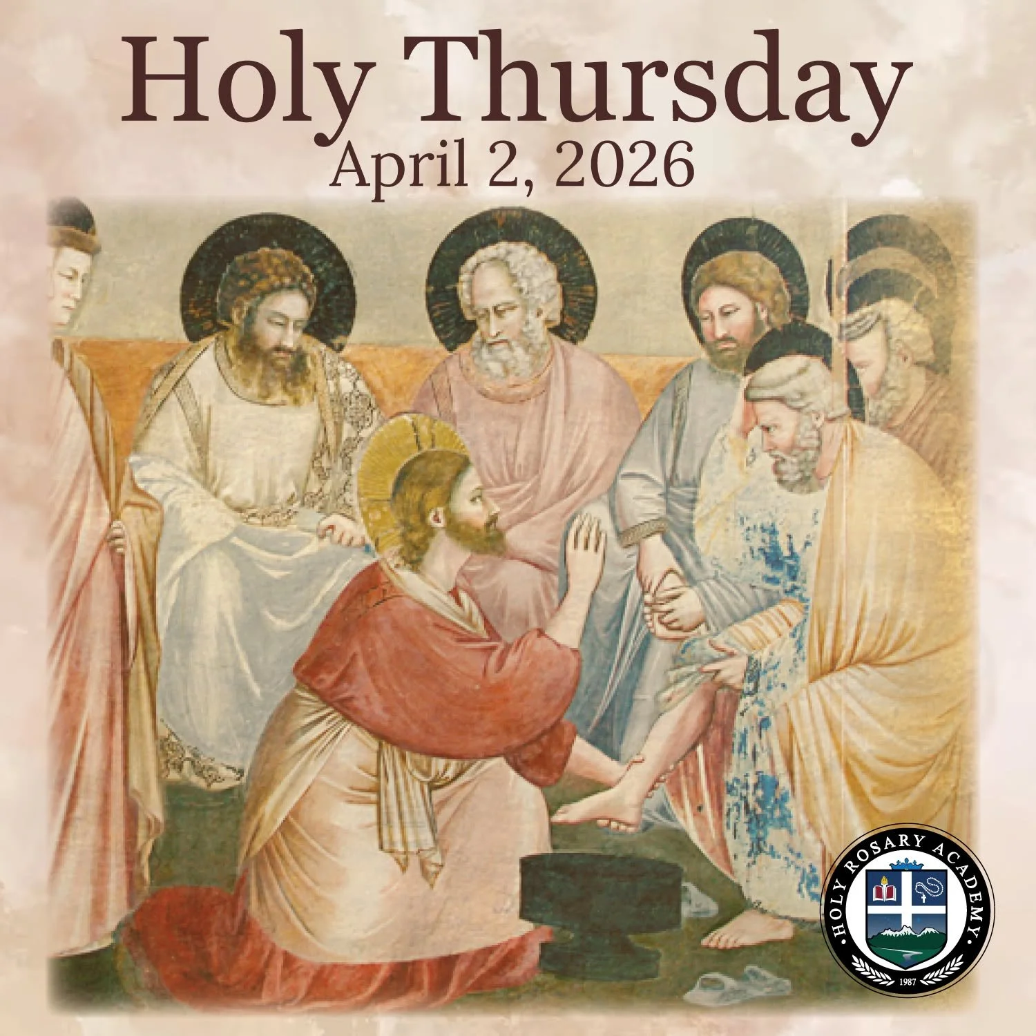 &ldquo;For I have given you an example, that you also should do as I have done to you.&rdquo; - John 13:15
We have no school today for Holy Thursday
#HolyWeek #HolyThursday