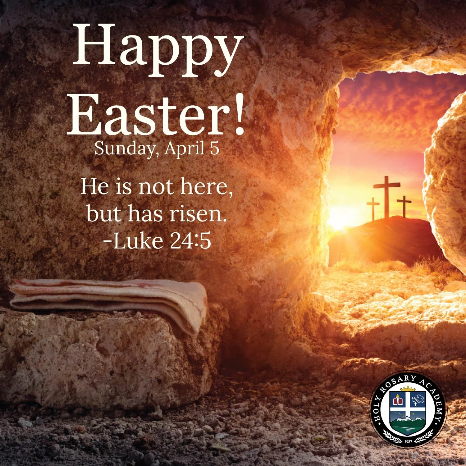 Happy Easter! He is risen!
#HappyEaster #Easter #HeIsRisen