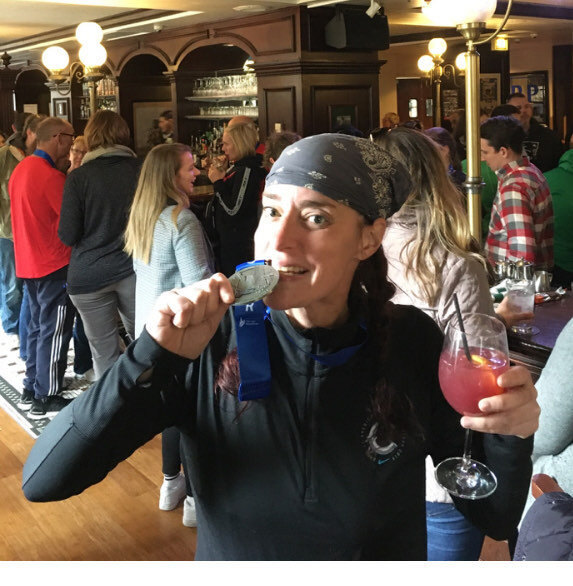Hey half-marathoners @nyc.running Fiona&rsquo;s is open early for a pint and a complaint about those hammies!! Stop by, and congrats!