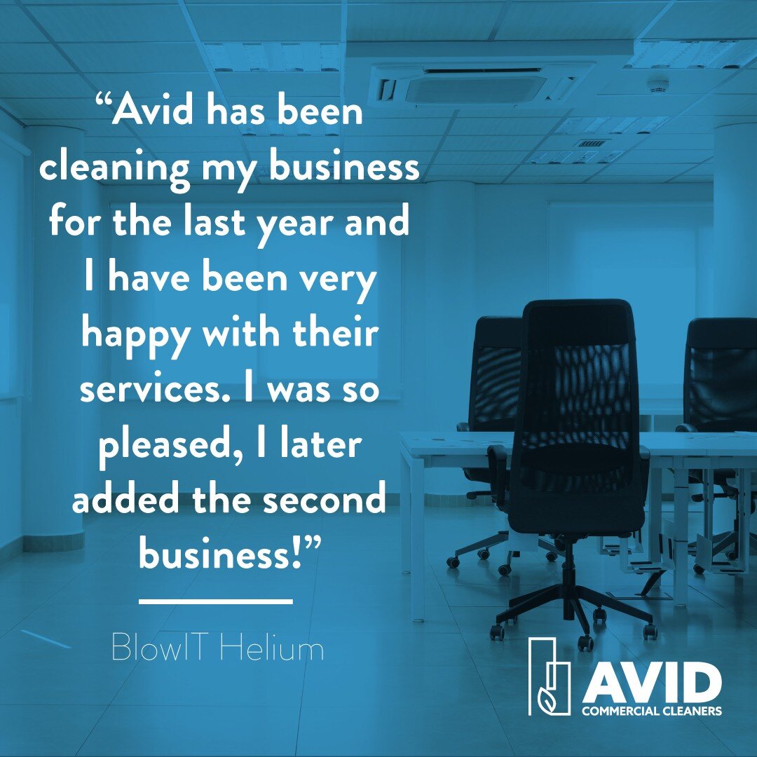 Let us give your business the love that it deserves!✨
.
.
.
Contact us now for a FREE estimate!

📧 Book@avidcleaners.ca

📞 647 938 6251 - Stacy
📞 416 831 3087 - Janeth
📞 647 964 0034 - Eddie
.
.
.
#clientreview #GoogleReview #happyclients #avidcl