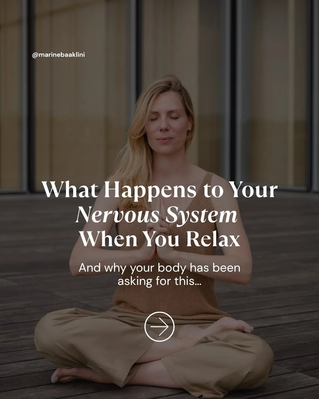 For a long time, you told yourself you just needed to push a little more&hellip;

More discipline.
More control.
More effort.

But underneath the doing, your body was quietly asking for something else,  safety.

The constant tension, the racing thoug