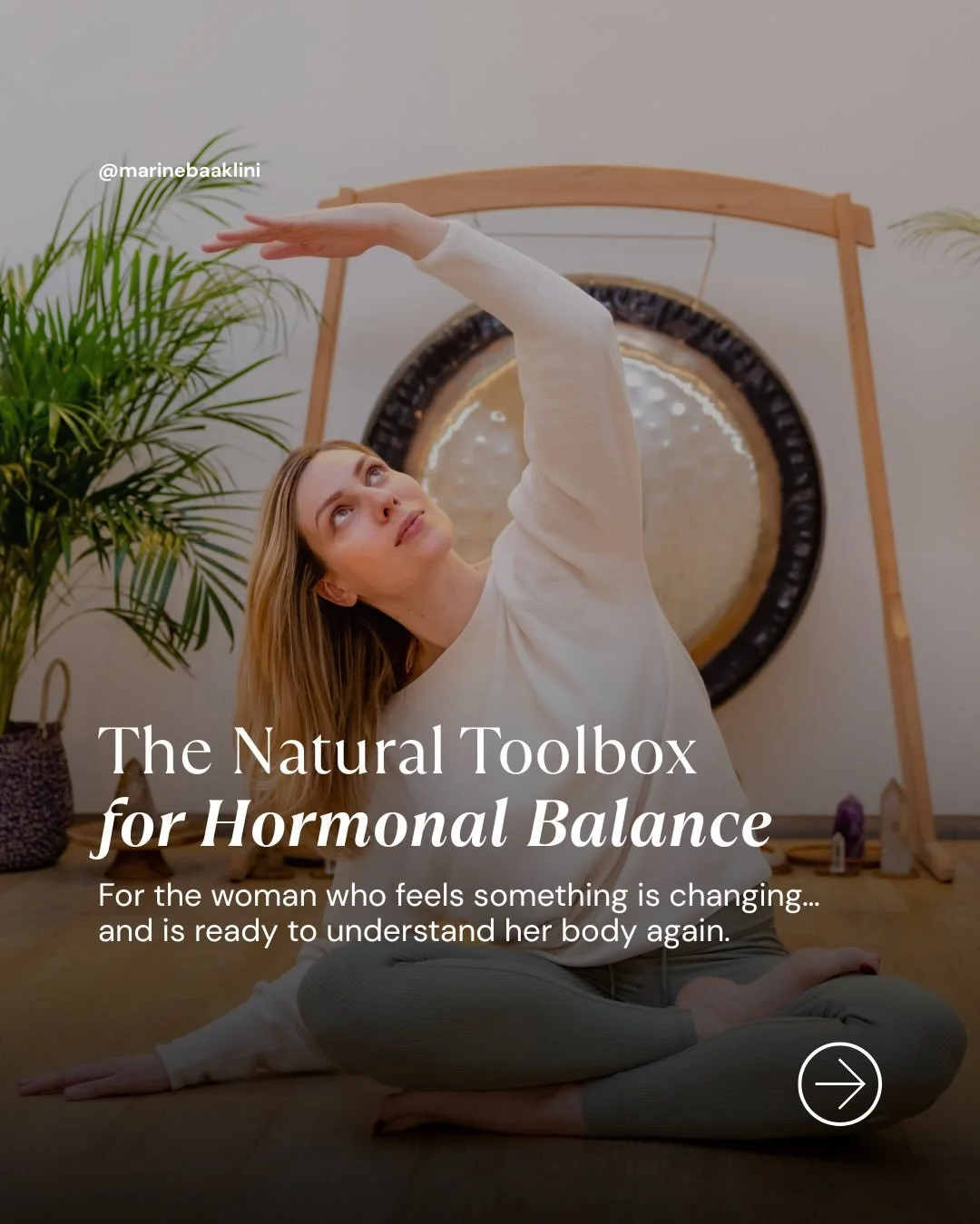 Let me tell you something about your body:
When it comes to your hormones, small things make a difference.

Not once.
Not occasionally.
But in the way you live, move, and support yourself every day.

Because your body responds.
To your rhythm.
To you