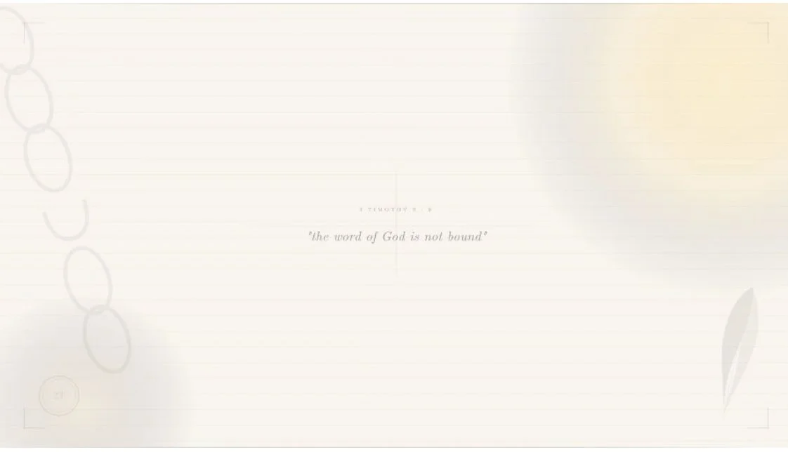 Unbound Grace:          II Timothy 2