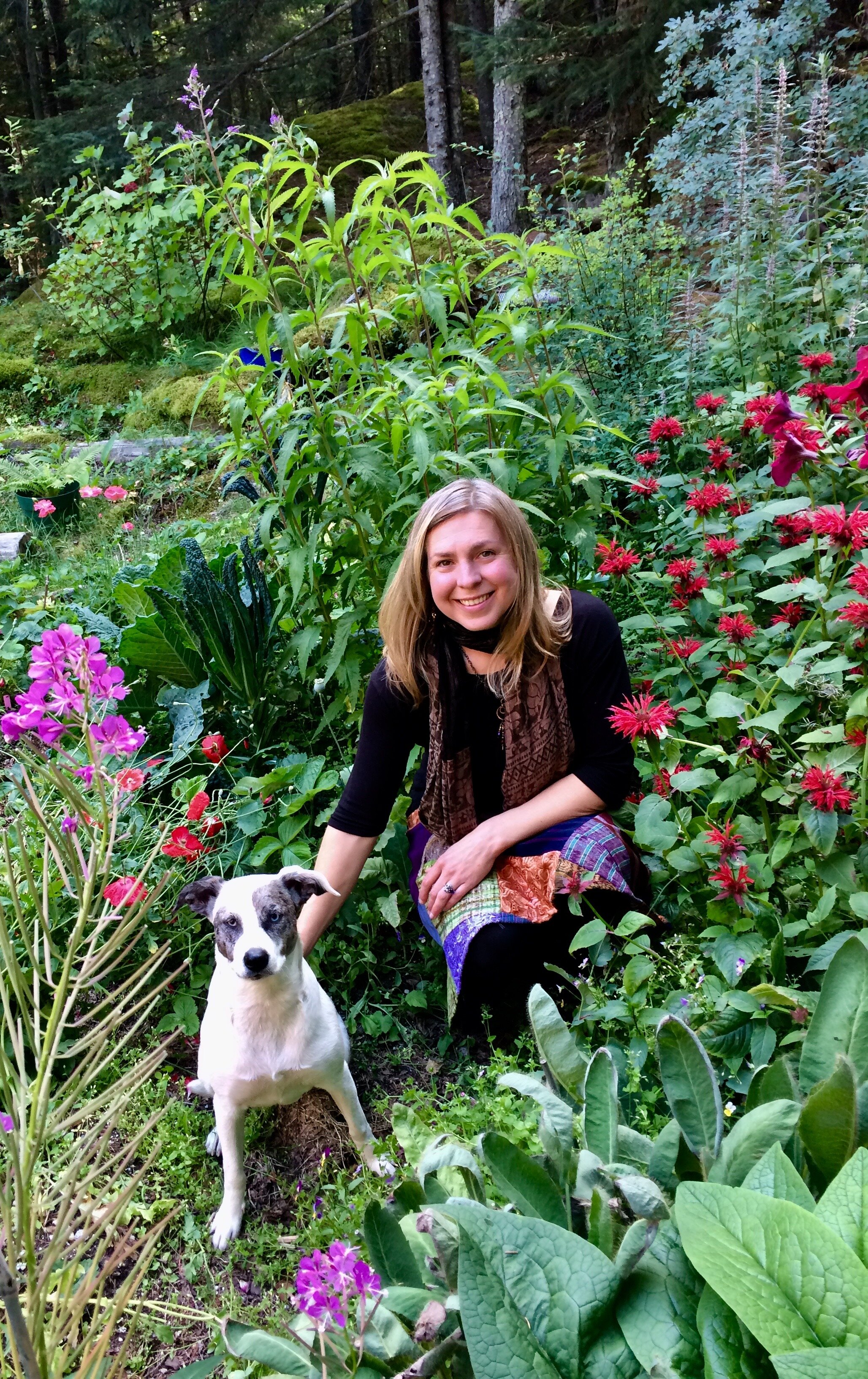 Me and Pepper, Backyard Garden 2018