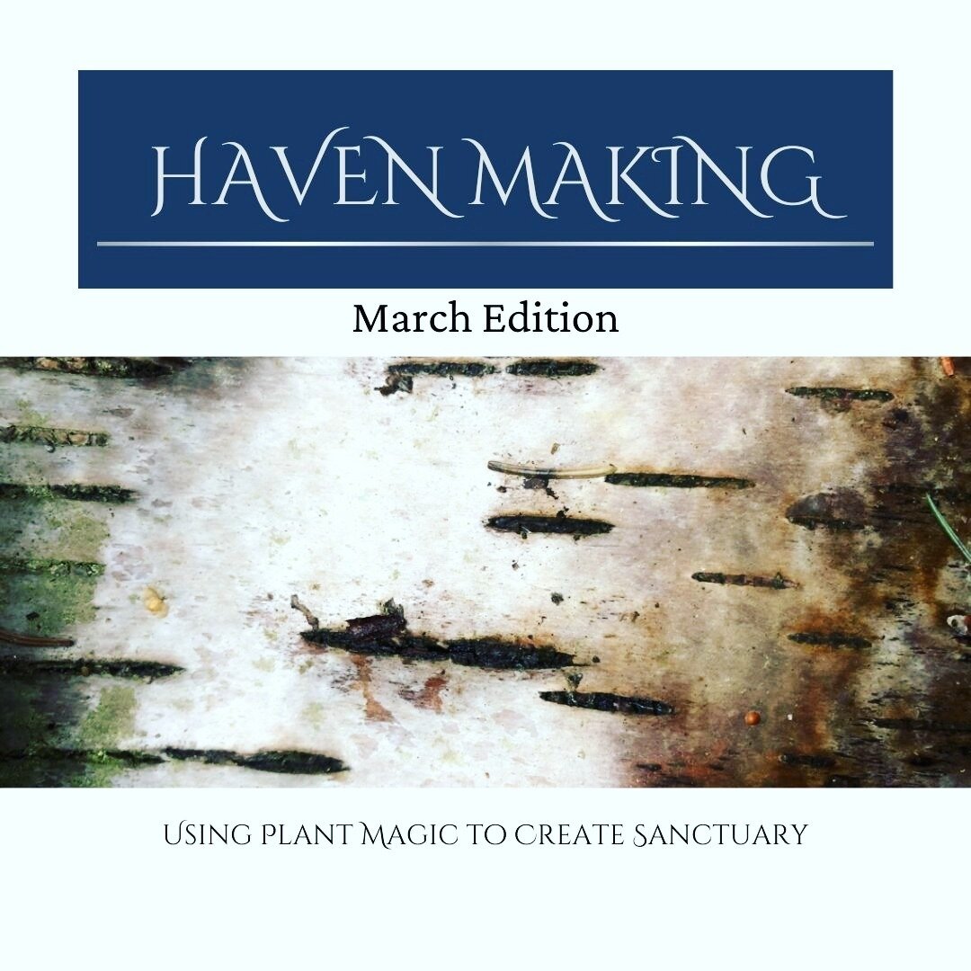Oodles of Spring-time garden tips &amp; herbal how-to's in the March edition of Haven Making! 

Get yours 20%OFF until midnight on March 31st with discount code: 20%OFFMARCH 

Contents: 
✦ Forest Walk Safety
✦ Tapping Trees
✦ Tool Cleaning
✦ INDOOR S