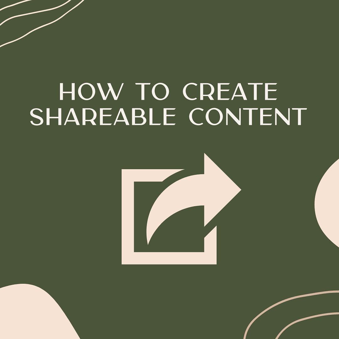 Did you know that shares are much more valuable than likes? The more people share your content, the more people will SEE your content! ⁠

Here are 3 ways to create more shareable content: ⁠⠀
⁠⠀
1. Keep It Real! One thing that people find valuable is 