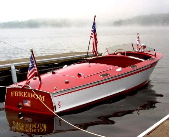 1948 19’ Higgins Deluxe Runabout Brokered by Frontier Classics Wooden ...