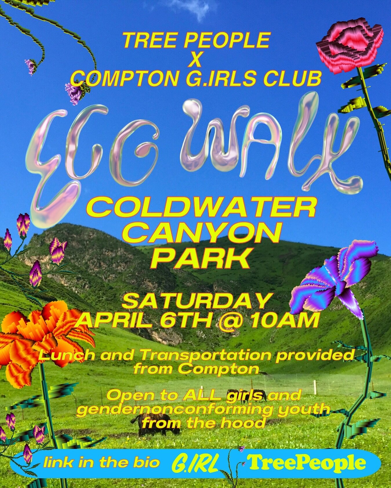 Join us this Saturday, March 6th, for an eco walk hosted by @treepeople_org 
&zwnj;
🌻🌿🌷🥾
&zwnj;
Now that the rain has let up, it is the perfect time to walk in nature. We will be visiting Coldwater Canyon and learning about the ecosystem in the m