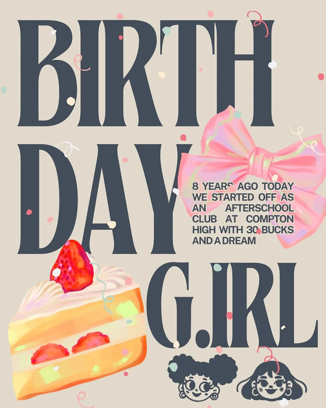 🎊 Wow! We are a whole 8-year-old! 🎂
&zwnj;
We have grown every year of our existence, and we wouldn&rsquo;t have been able to do this without our community.
&zwnj;
Thanks to the people who taught classes when I was able to just give $20 gas stipend