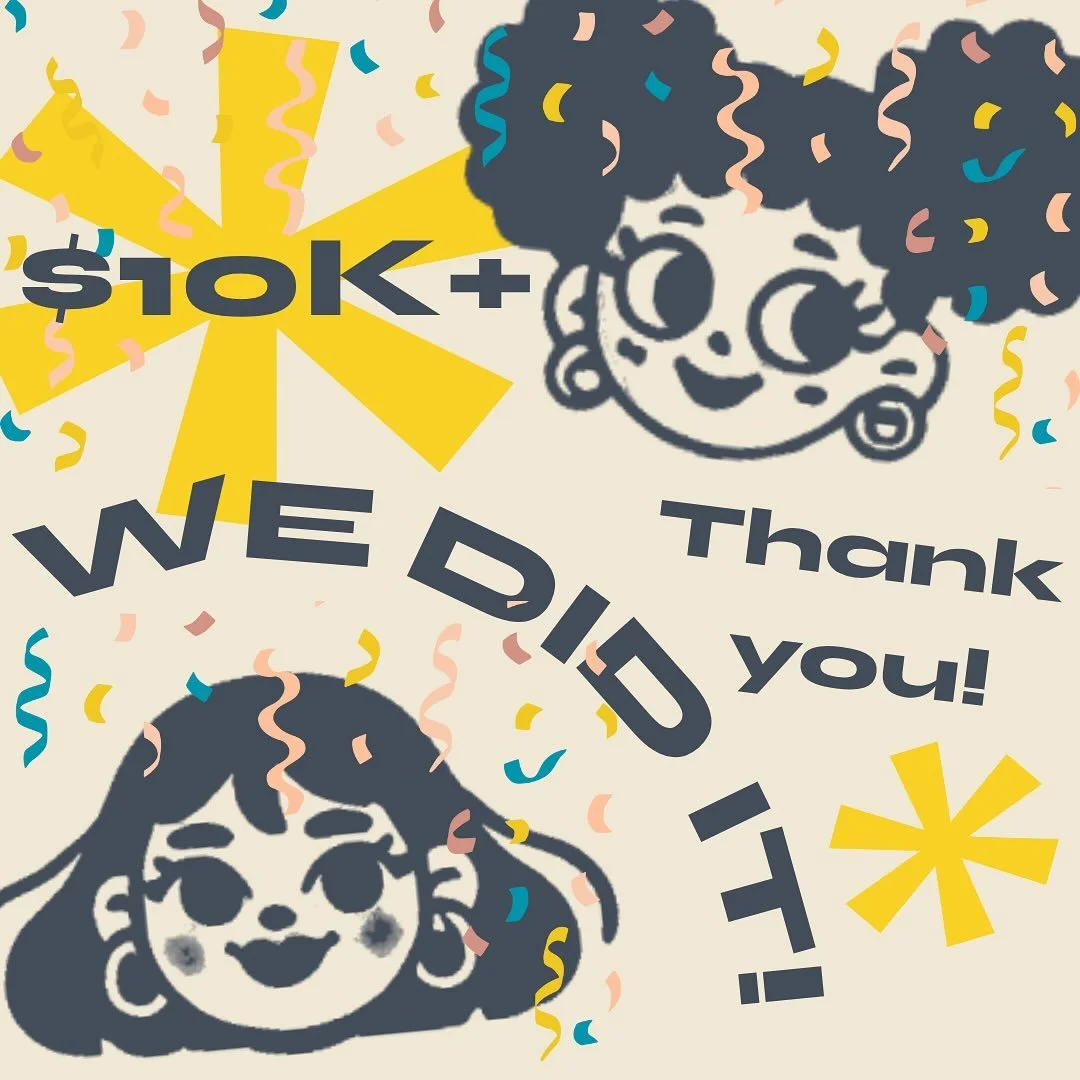 🎇We did it!🎇
&zwnj;
Thank you so much, you all helped us reach our 10k goal!
&zwnj;
We appreciate everyone who shared, reposted and sent money to support our youth.
&zwnj;
Thanks to our Board for putting this campaign together.
&zwnj;
If you still 