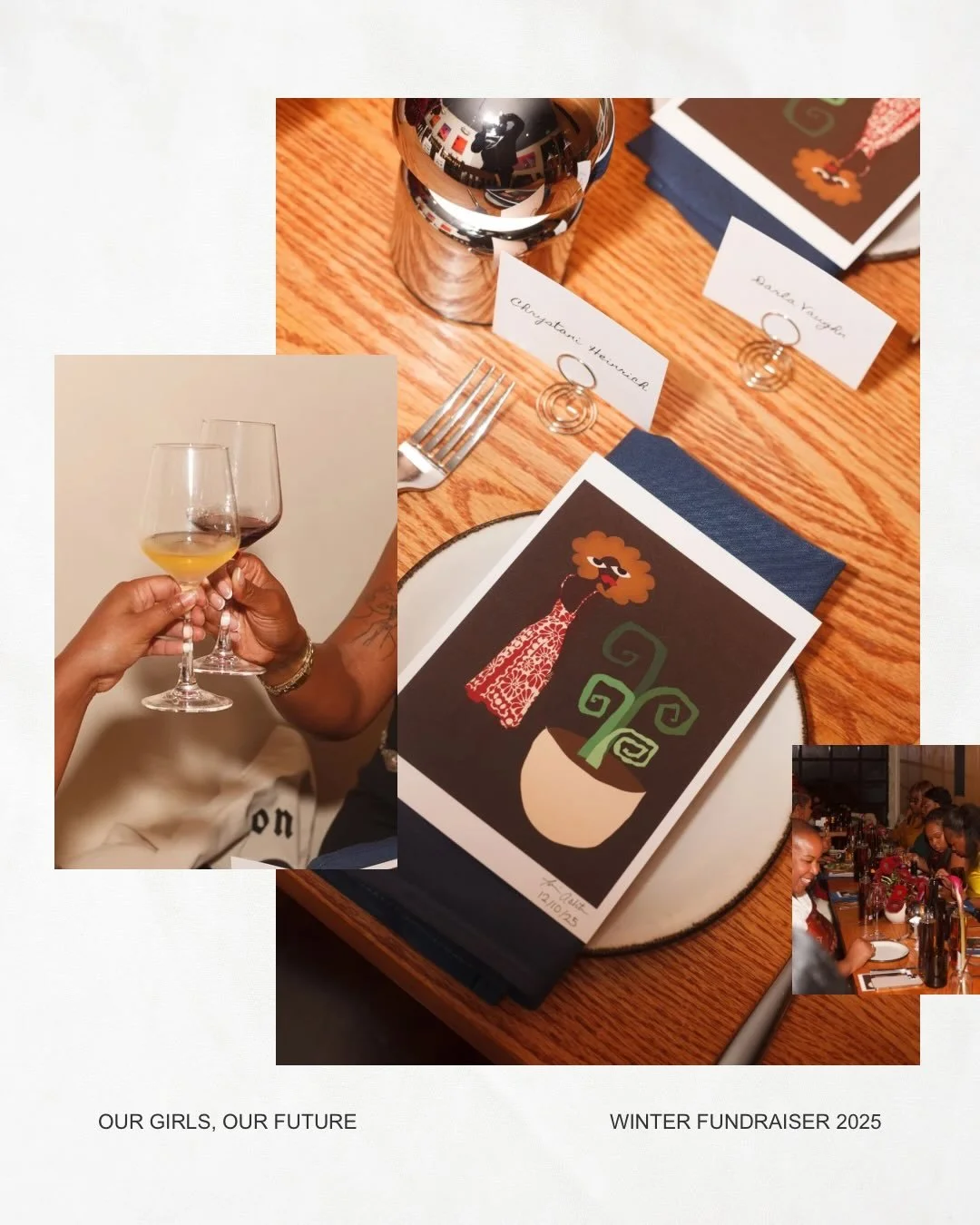 We are still floating on the good energy, food, and connections made at our first fundraising event put together by our super star Board Members.

The dinner hosted by @justaddhotsauce at @altarestaurant was the place to be as we fellowshipped with, 