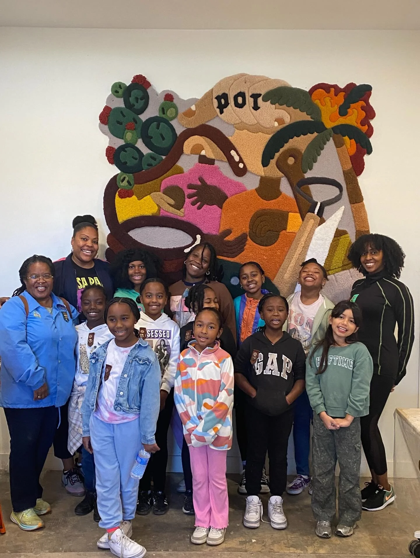 Last Saturday, our G.IRL Scout Troop visited @pot_studio_la and learned all about clay and pottery.

Each girl worked with Mandy Kolahi, the owner and Founder to create unique &ldquo;Girl Scout Patches&rdquo; using clay.  They took inspiration from e
