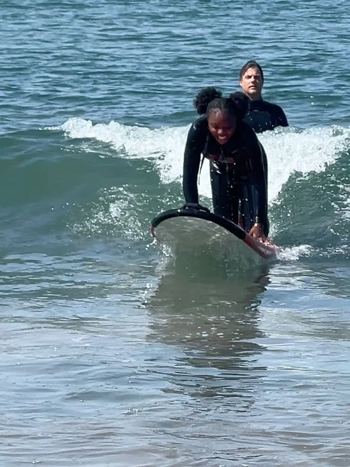 🏄🏾&zwj;♀️🌊

The girls hit the waves and loved it!

We were invited by @lacdbh for a water day at the marina. Trainer life guards guided our youth in kayaking lessons, surfing and water safety demos.

This was most of our girls first time trying ou