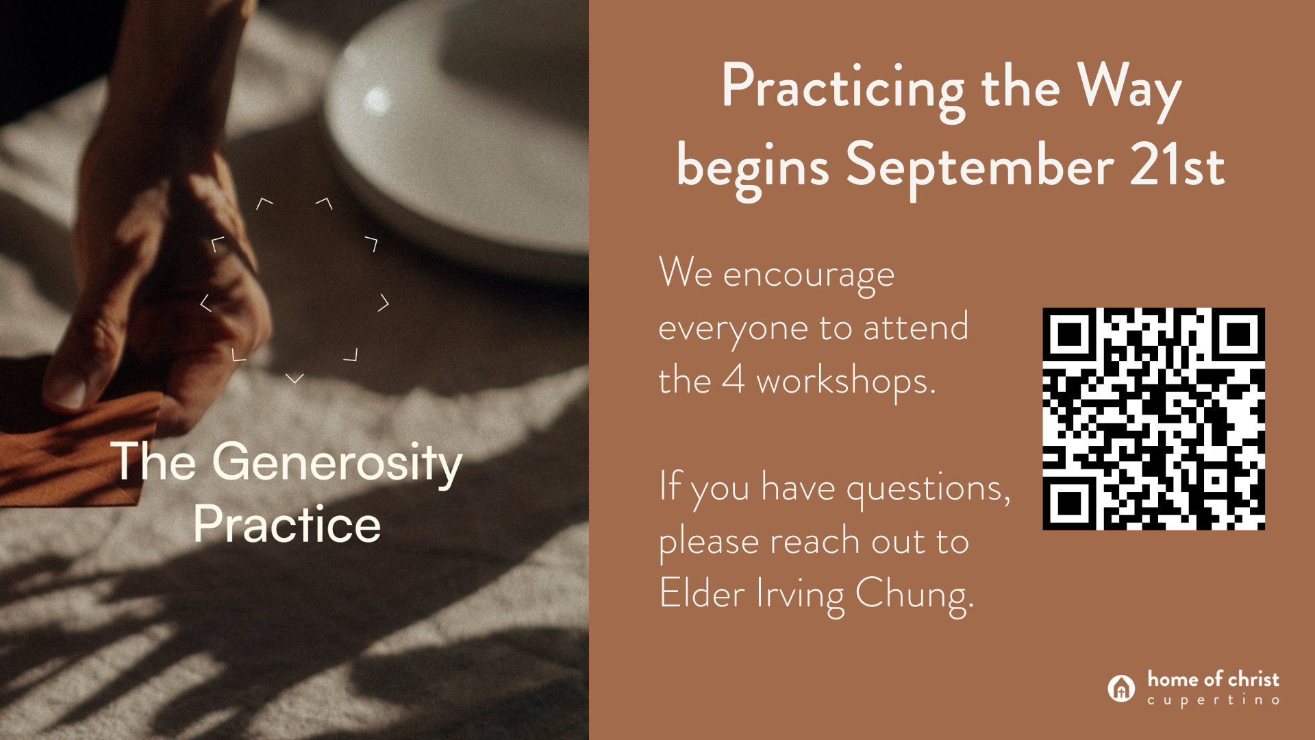 Practicing the Way | Generosity Workshop