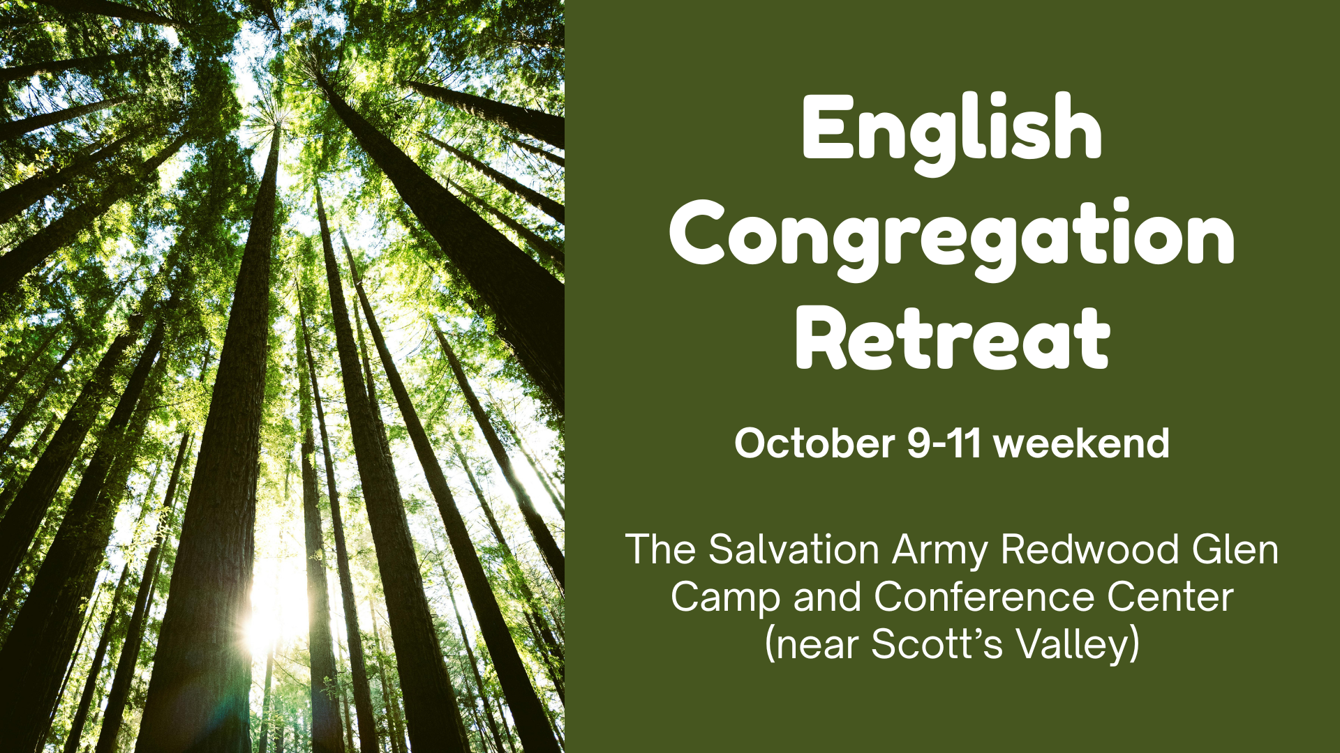 English Congregation Retreat