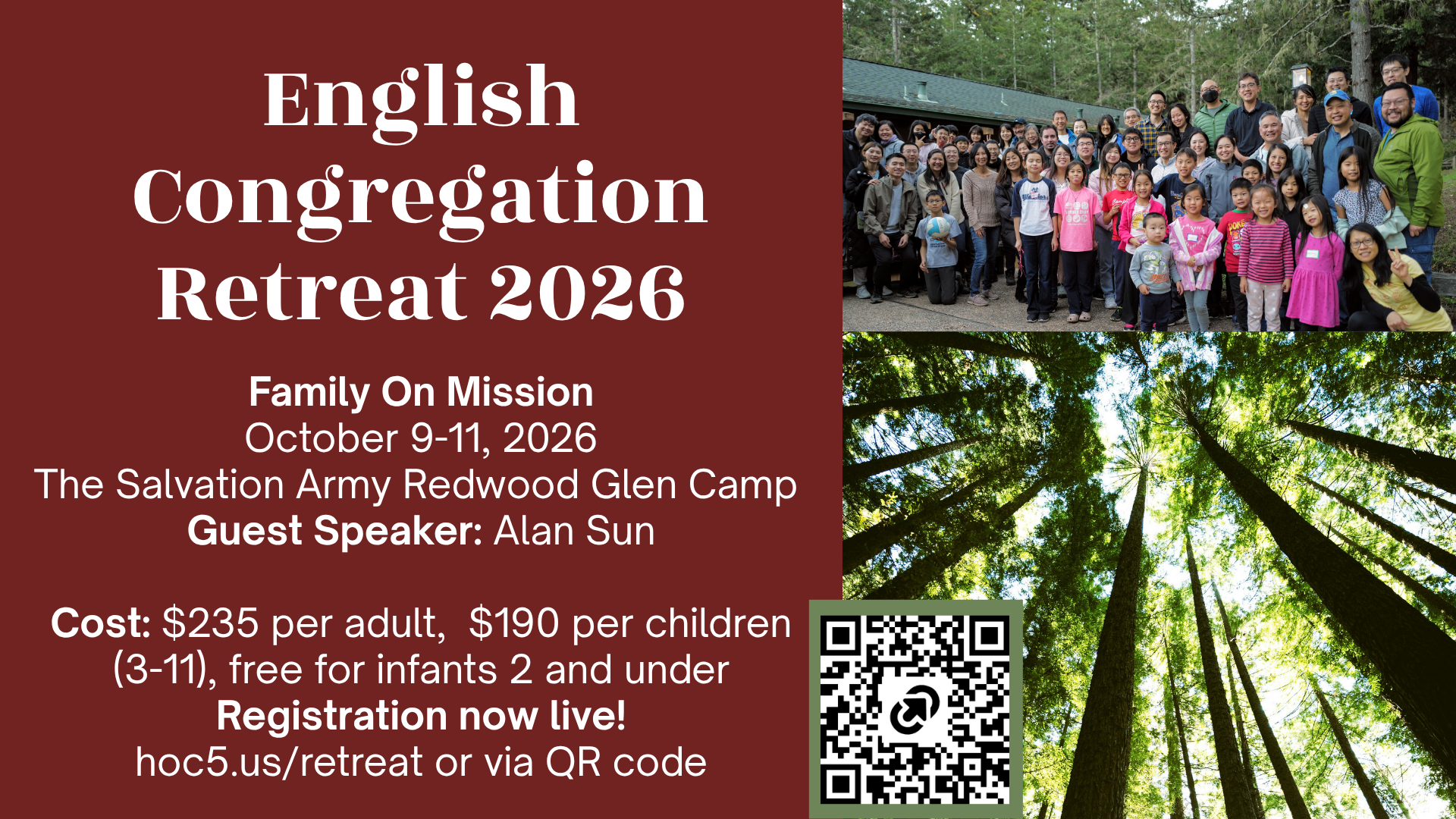 2026 English Congregation Retreat