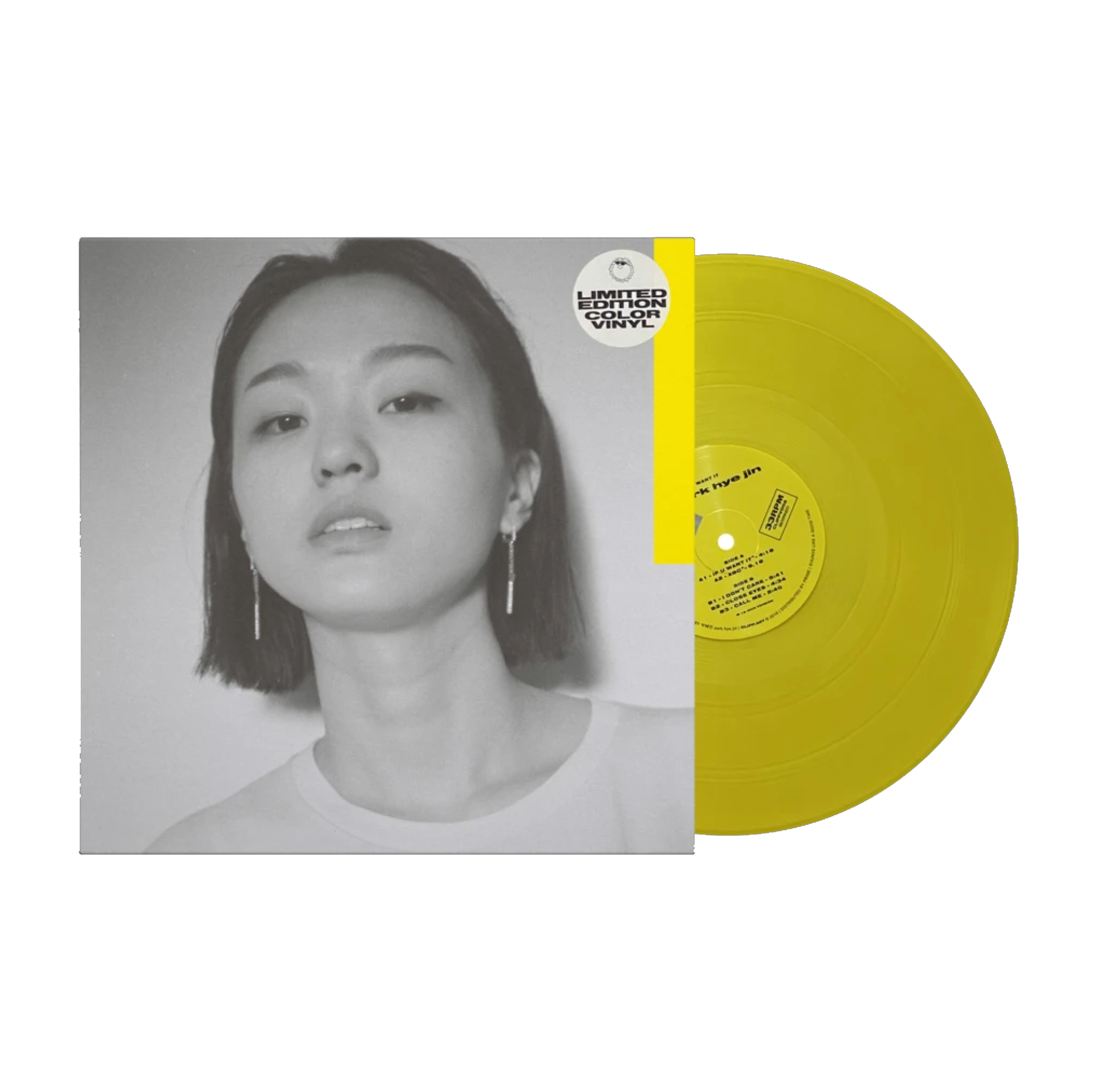 박혜진 Park Hye Jin / 'If You Want It' Limited Edition Yellow 12" Vinyl