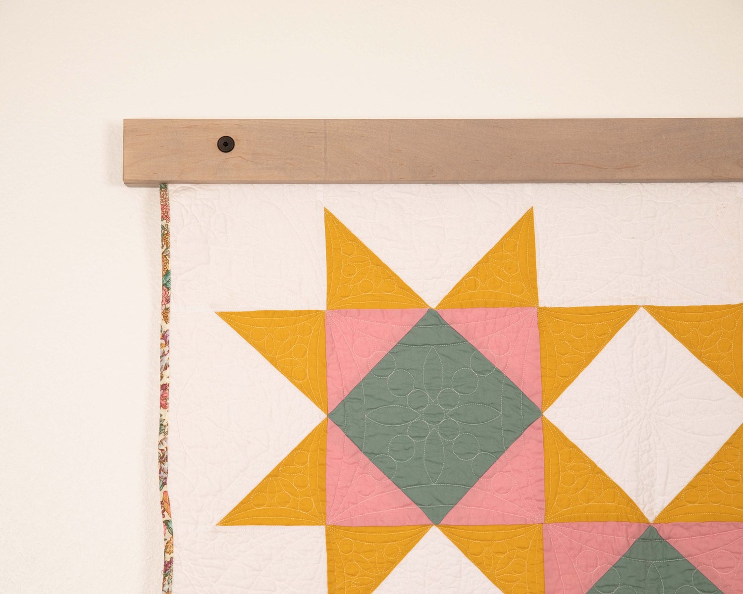 Organize and Decorate: Explore the Versatility of Wooden Quilt Hangers for  Walls, by Block Party Quilt