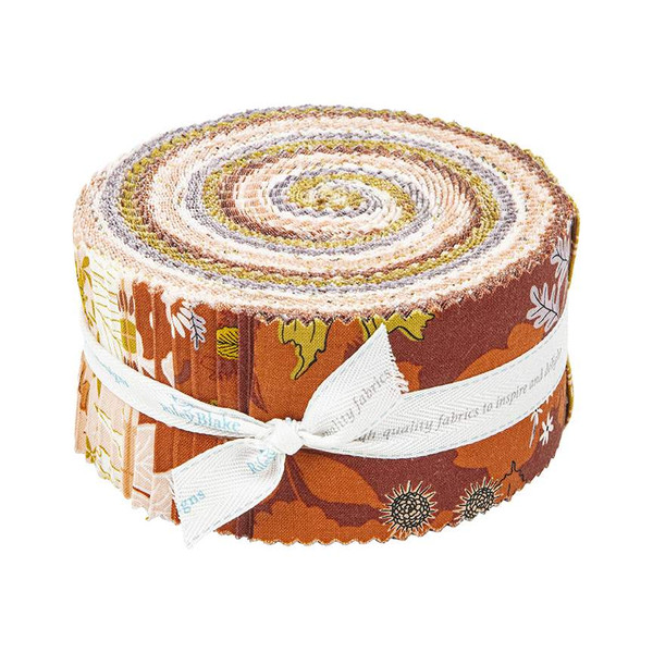 Modern Fall Fabric Jelly Roll — Block Party Quilt Co Precut Quilt Kits