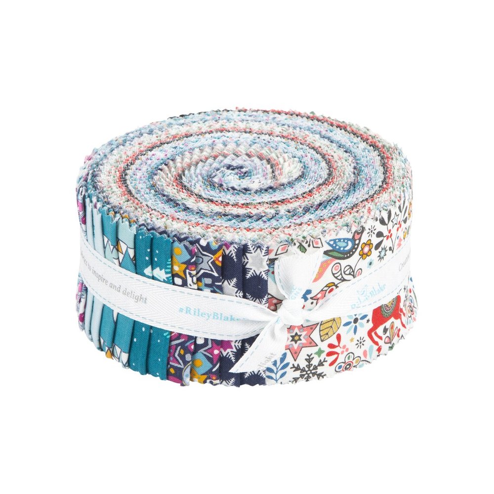 Liberty Fabrics Woodland Christmas Jelly Roll — Block Party Quilt Co Precut  Quilt Kits