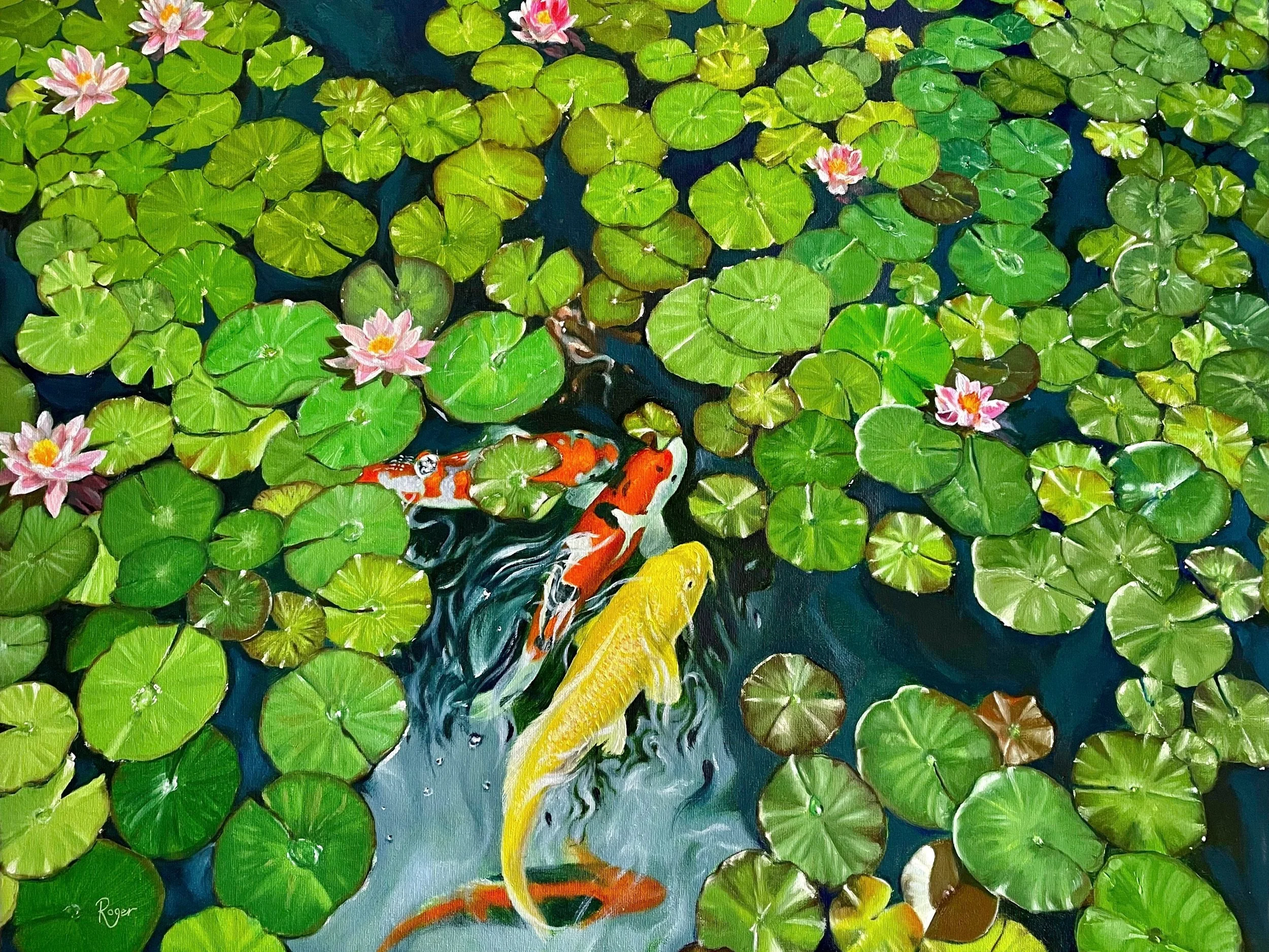 Koi and Lilies