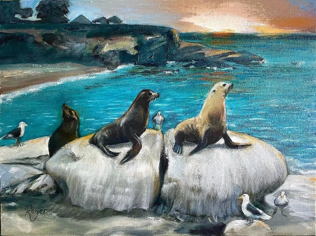 Sea Lions of La Jolla cove [SOLD]