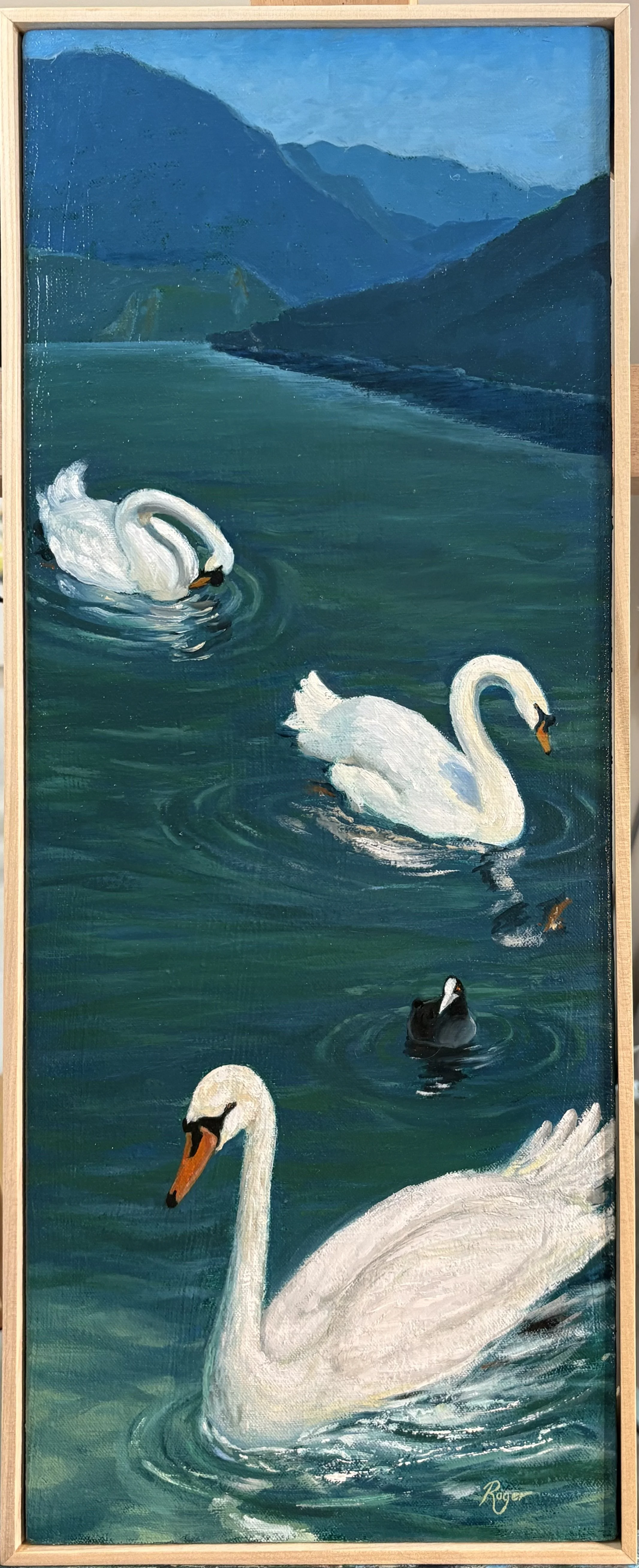 "Swans of Lugano"