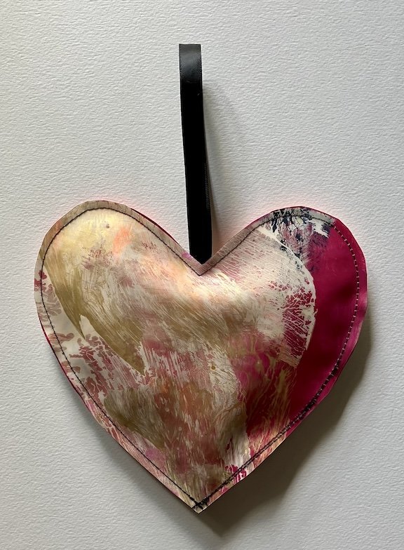 Painted Vinyl Heart #27