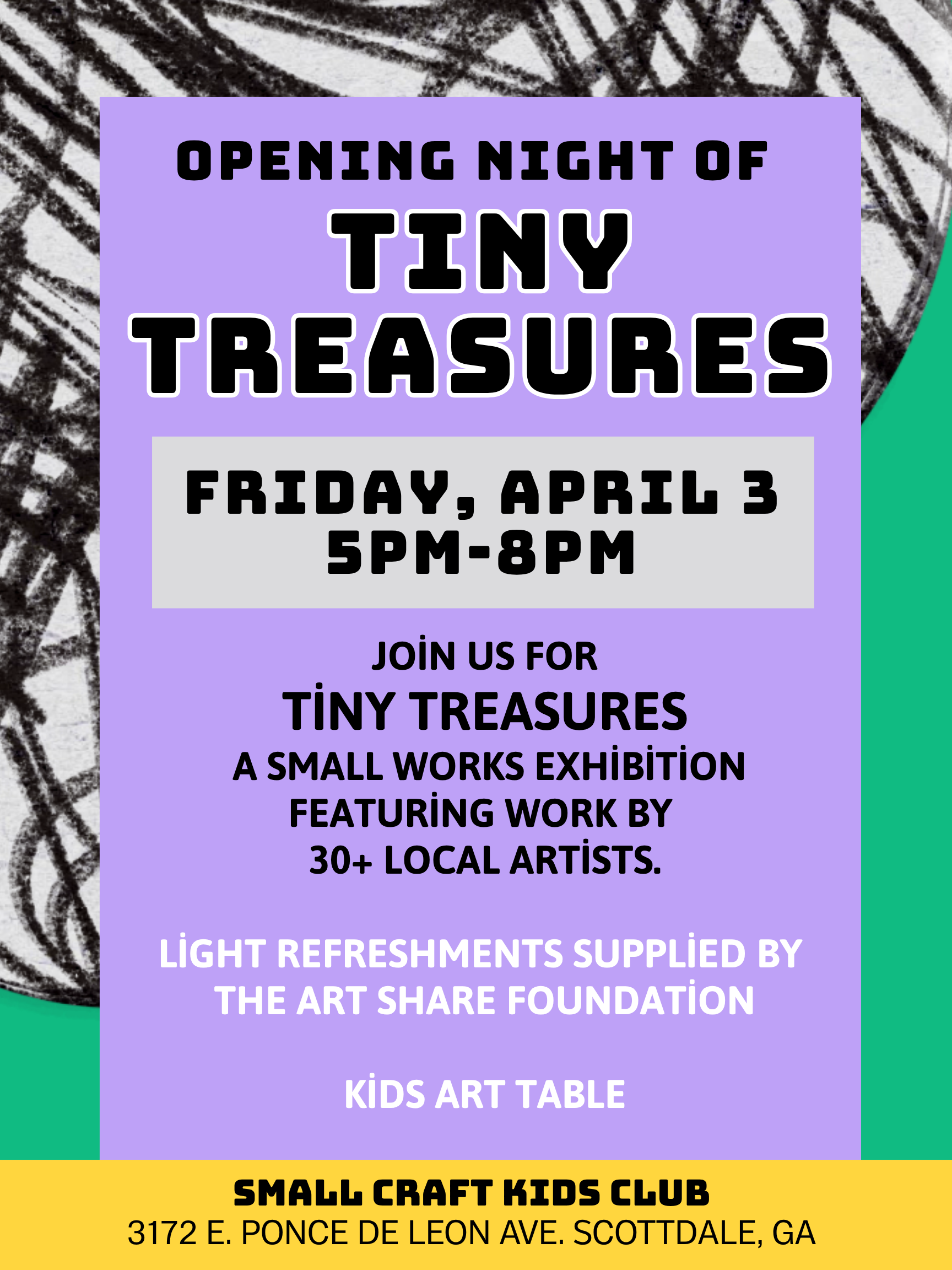 Tiny Treasures Art Show