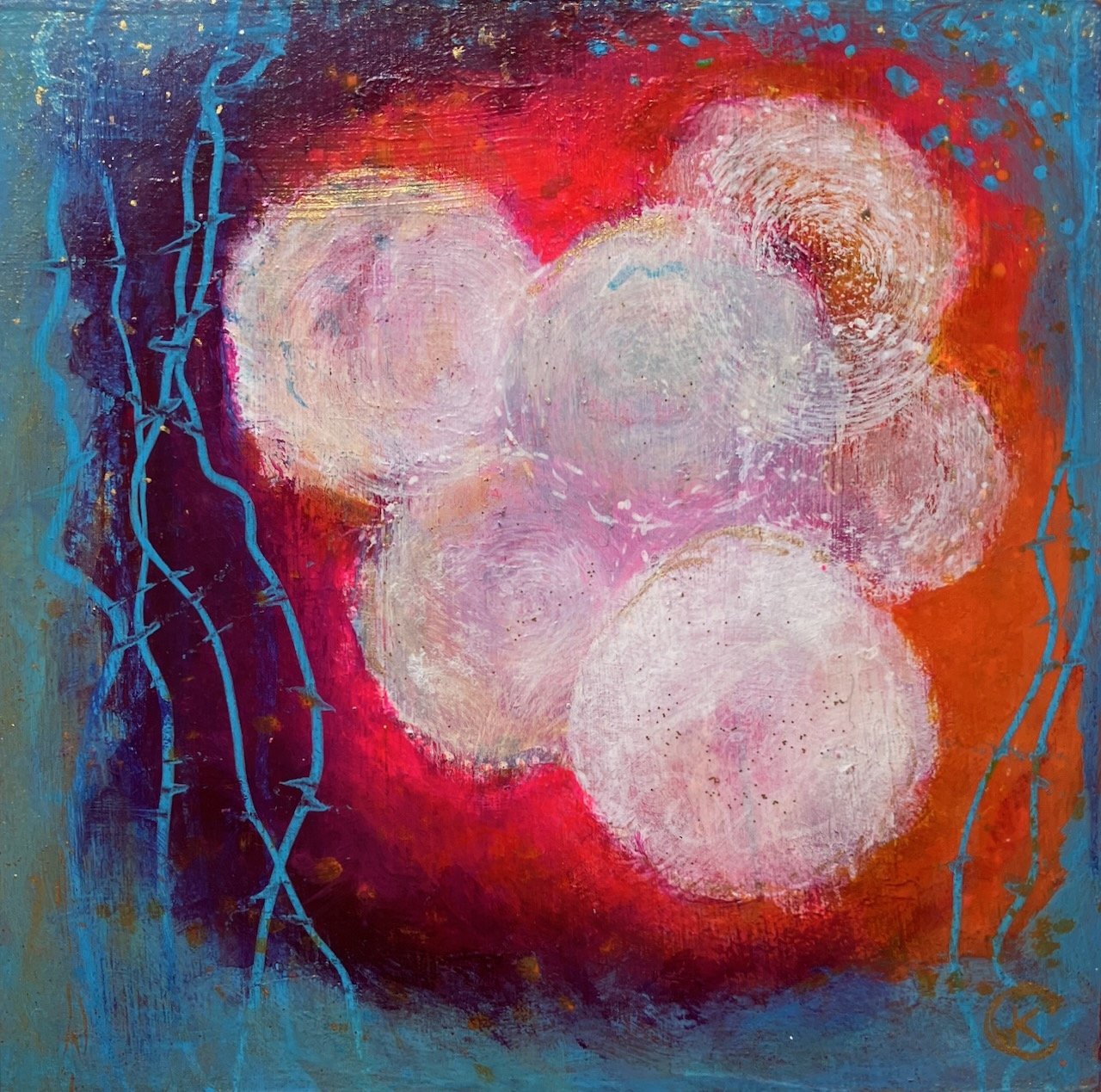 'Seeds of the New' - original painting on wood