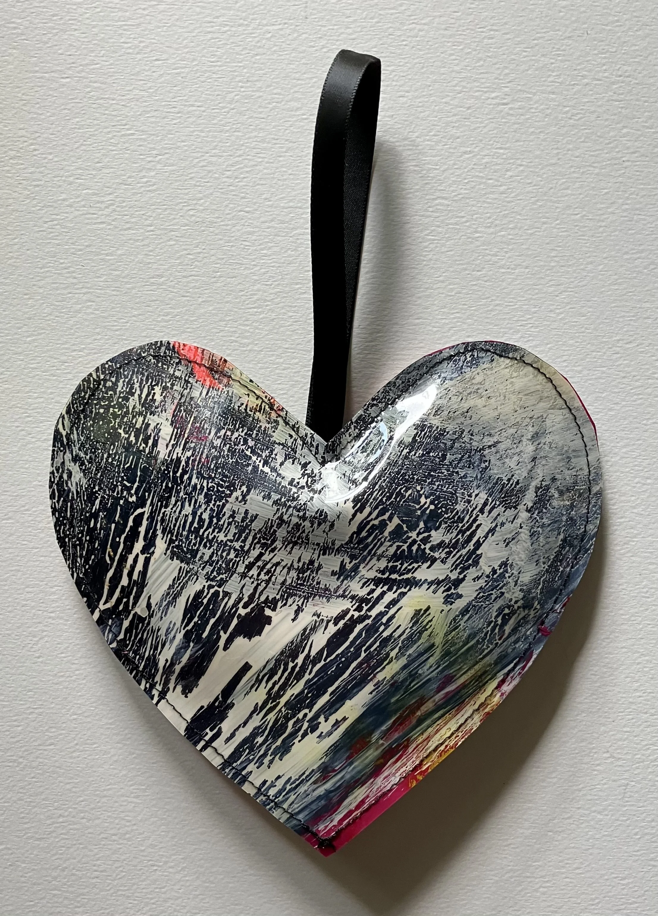 Painted Vinyl Heart #26
