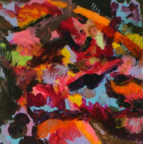 'Road To The Next Question' - Acrylic on vinyl painting