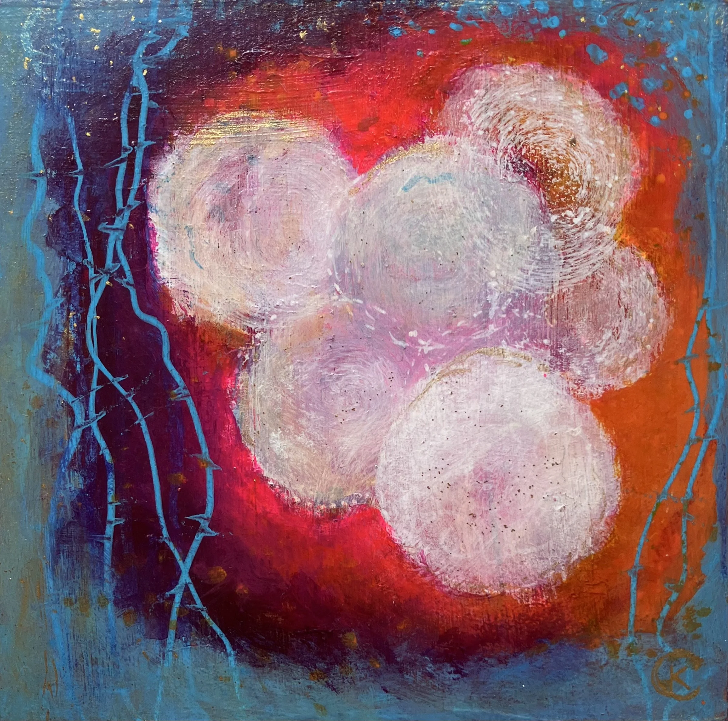 'Seeds of the New' - original painting on wood