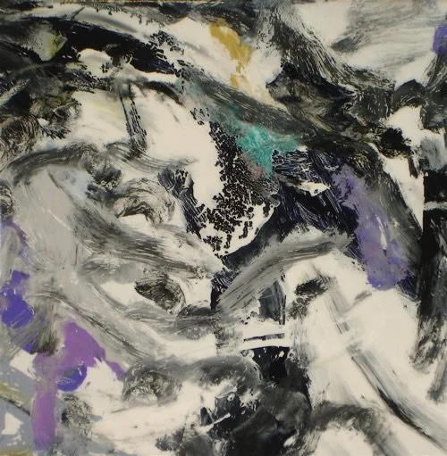 'Mermaid Moon' - Acrylic on vinyl painting