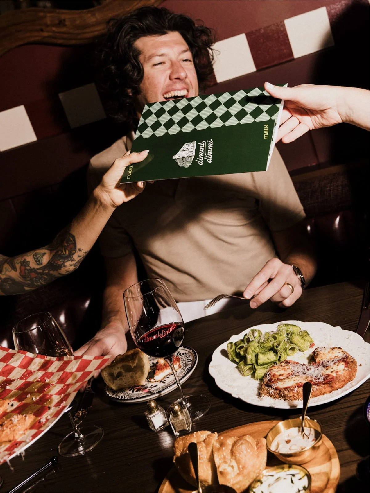 Dimmi Dimmi Creative Direction and Menu Design