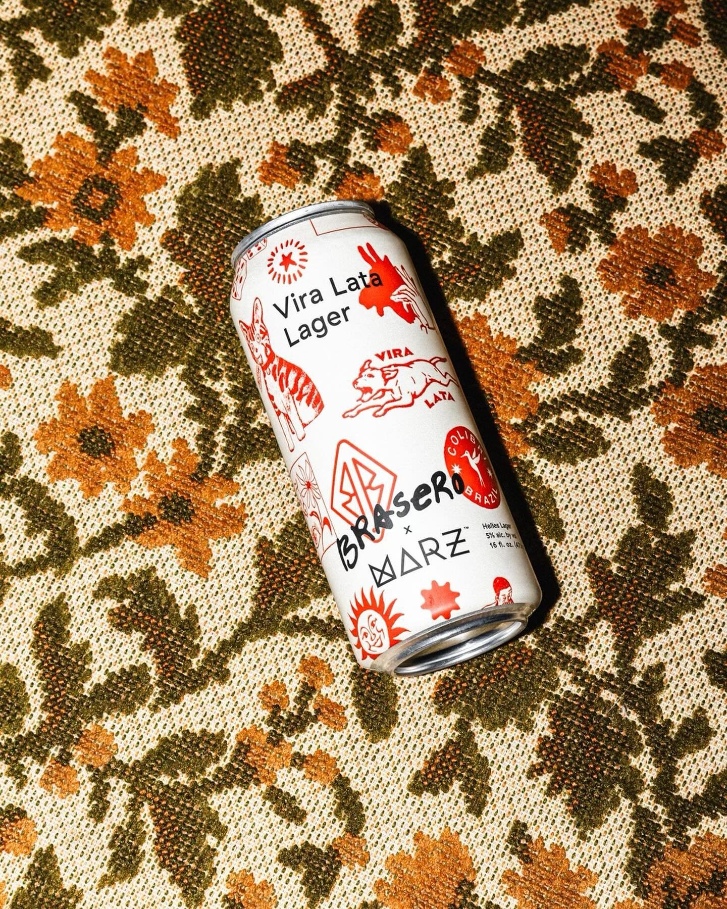 Who&rsquo;s thirsty? 🙋&zwj;♀️we had to share this limited edition beer collaboration with @brasero and @marzbrewing. 

Can we just say these cans turned out DOPE!? Shout out to Liz Cook, @braserochicago and the incredible team at Marz for making thi
