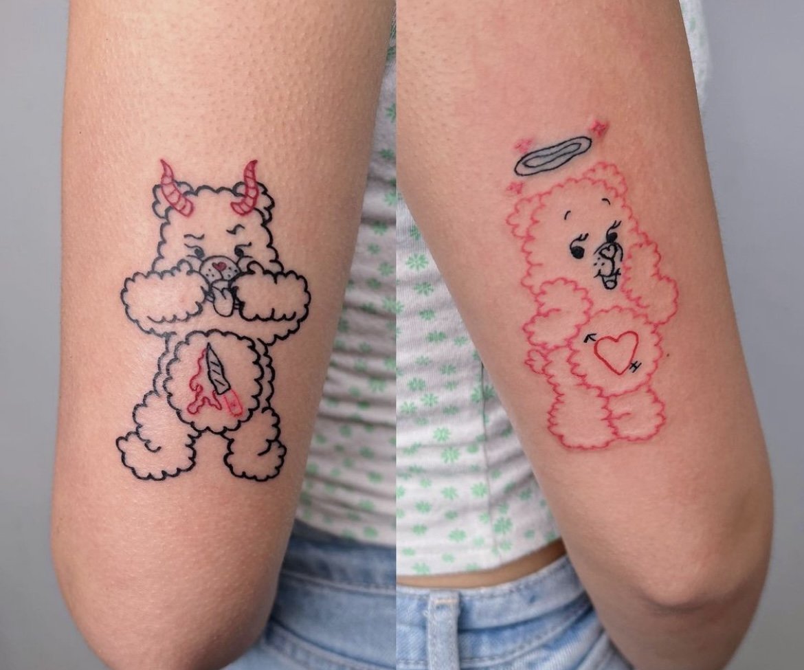 Louis Vuitton Teddy Bear Tattoo - Tattoo Ideas and Designs