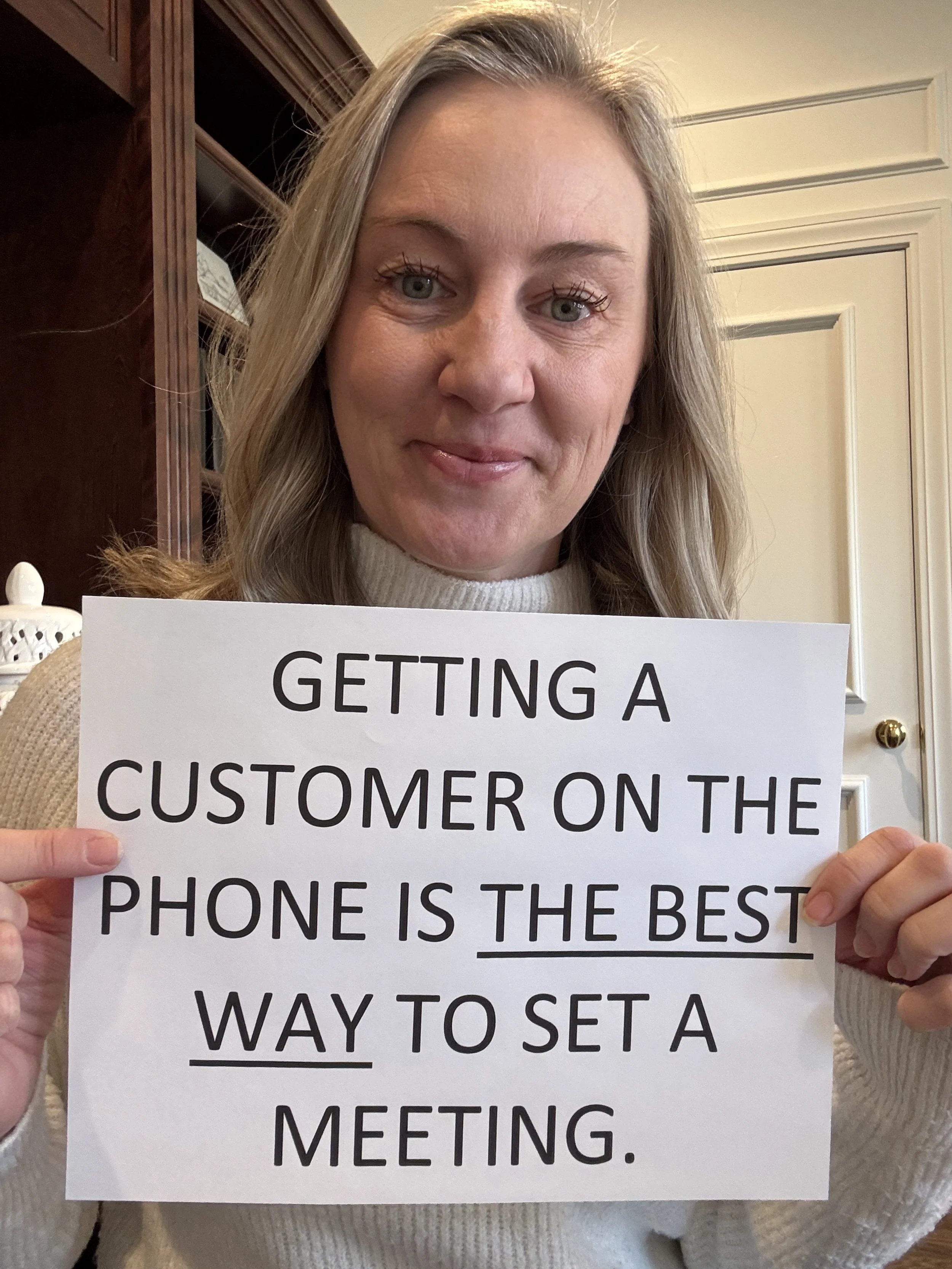 Getting A Customer On The Phone Is THE BEST WAY To Set A Meeting