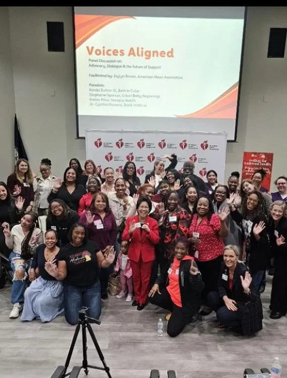 Thank you, American Heart Association for a great day of learning and collaboration. Tearing down barriers. Doulas &amp; clinicians.  #doula❤️ #doulalife